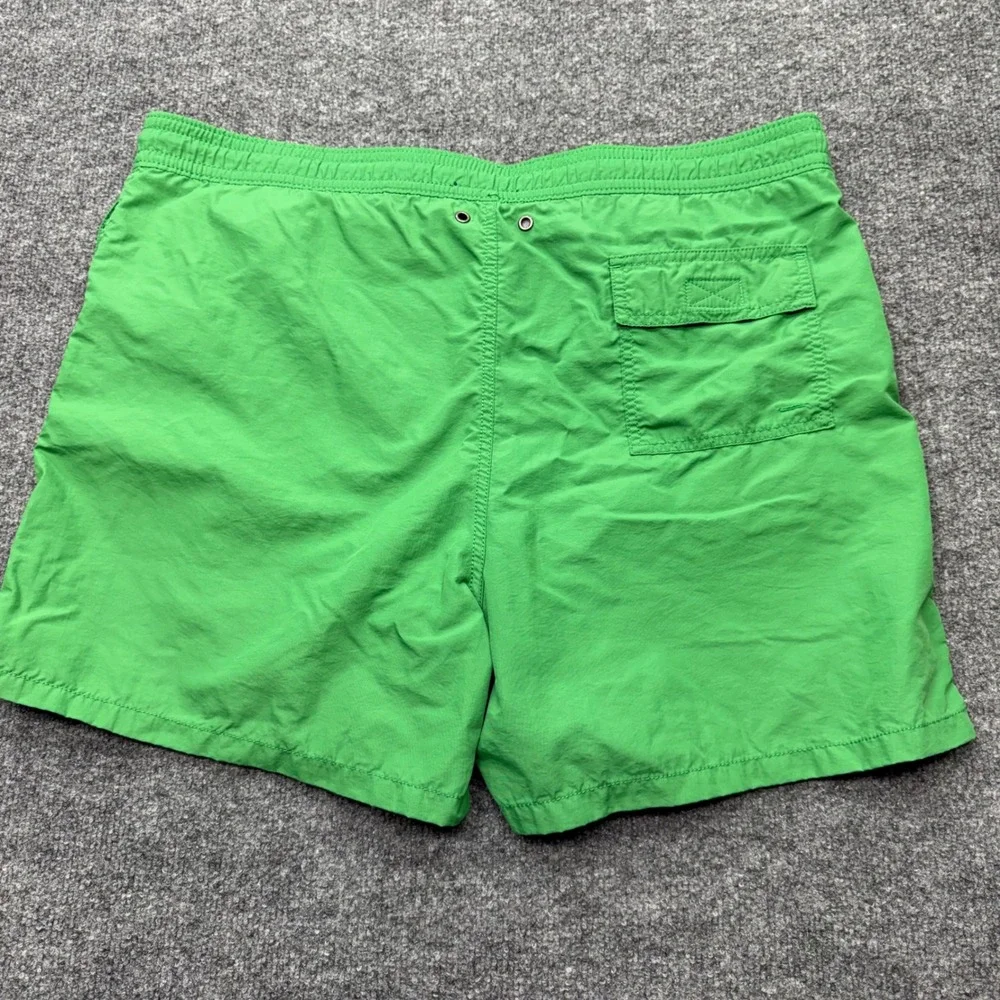 Polo Ralph Lauren Mens XL Green Swim Trunks Mesh Lined Pony Logo Shorts
